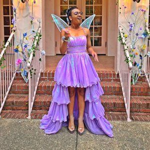 Lilac Iridescent Rachel Allen Dress | Size 2